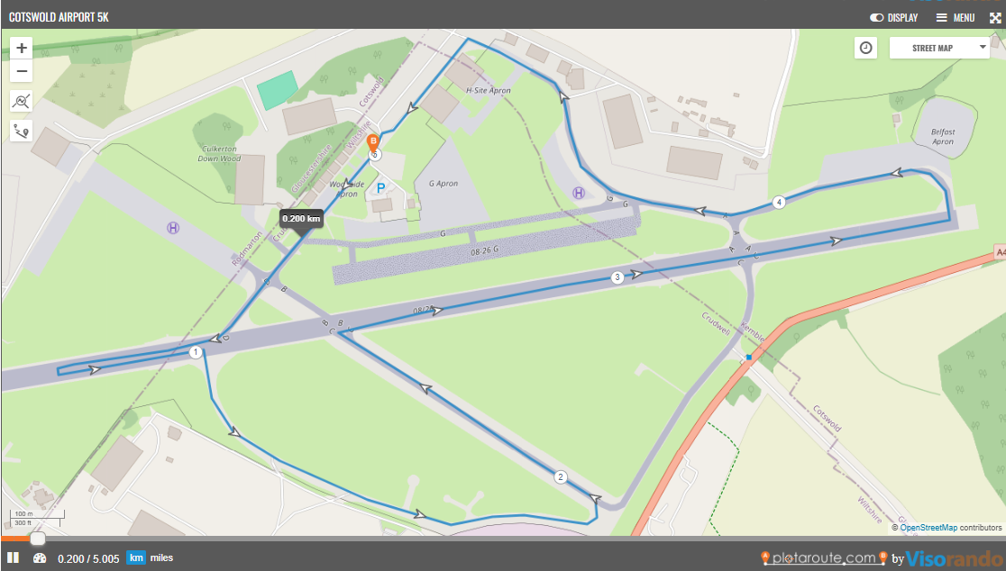 Cotswold Airport 5k - 10k(2 laps)